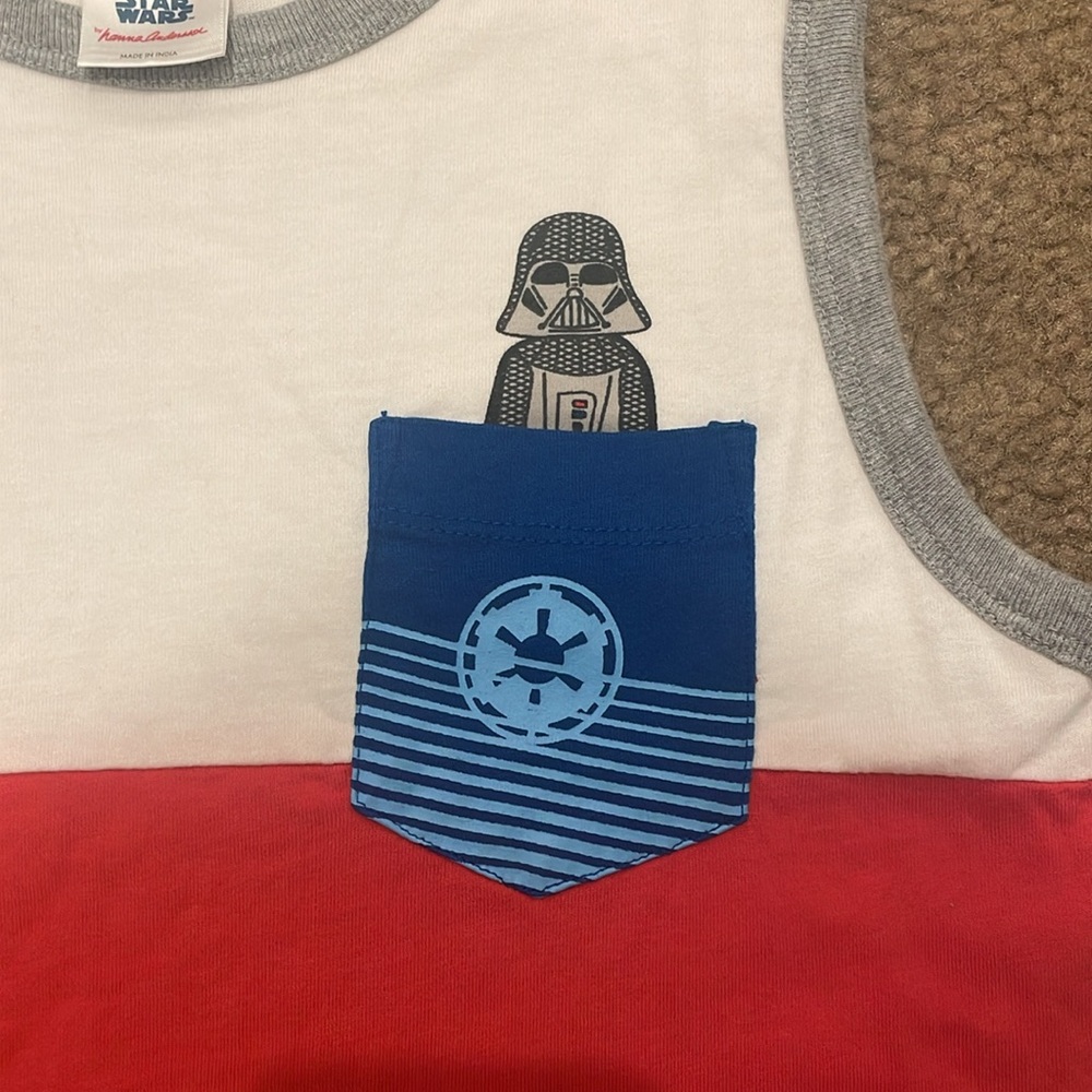 Boy’s Star Wars Darth Vader Tank Top - Picture 2 of 3